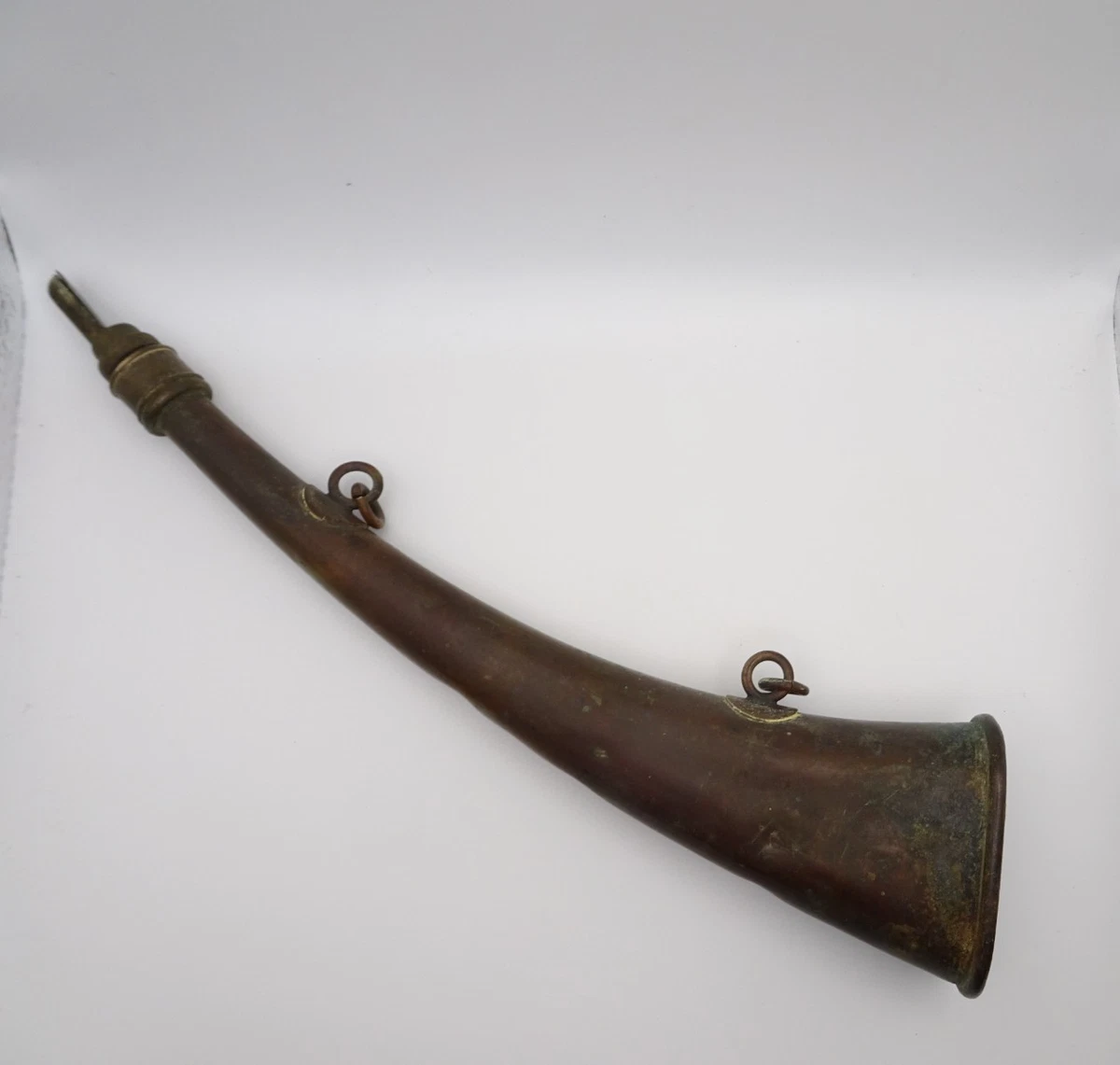 Trompette De Brouillard En Corne Et Laiton - Reproduction Ancienne Marine - Cadeau Nautique
