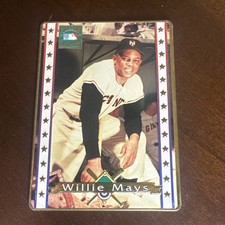 1995 Metallic Impressions Cooperstown Collection WILLIE MAYS Base #2