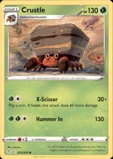 Pokemon Crustle 12/203 Evolving Skies Non-Holo 4 Card Lot