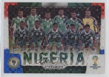 2014 Panini Prizm World Cup Team Photos Red White & Blue Power Plaid Nigeria d4k