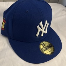 New York Yankees Baseball Era Hat 59FIFTY Fitted Hat -5950 7 1/4 Apple