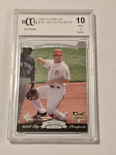 2008 Upper Deck Timeline #197 Joey Votto BCCG 10 MINT GRADED PROSPECTS ROOKIE