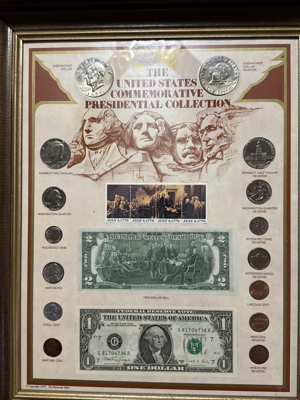 THE UNITED STATES COMMEMORATIVE PRESIDENTIAL COLLECTION, 1974 KENNEDY MINT