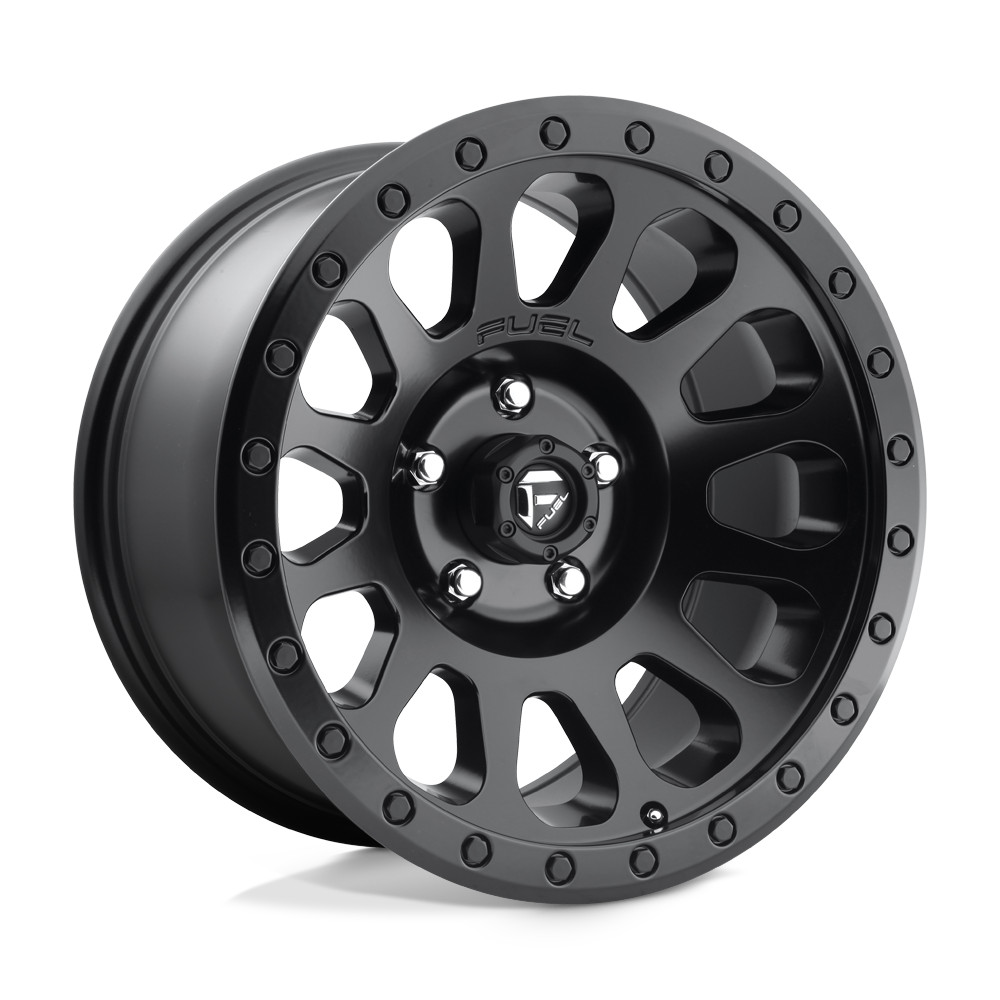 17X9 Fuel 1PC D579 VECTOR BLACK Wheels 5X127 Set of 4