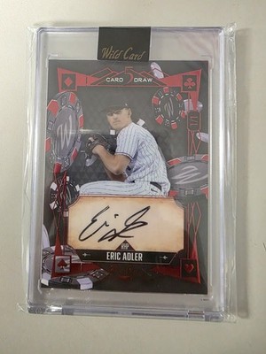 2024 Wild Card 5 Card Draw Modern Red Foil Silver 1/1 Eric Adler #5CDM-EAA Auto