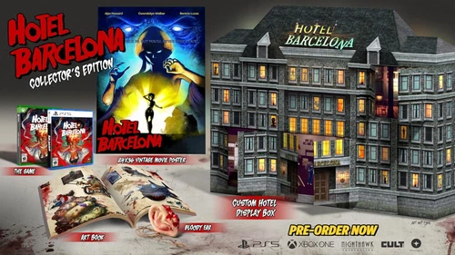 Hotel Barcelona Collector's Edition PlayStation 5 US NEW Pre Sale FREE SHIPPING deal from eBay