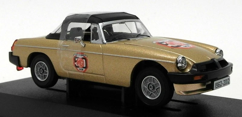 Coche modelo Vanguards escala 1/43 VA13000 - MGB 50 aniversario modelo - oro blanco Foto 2 de 4