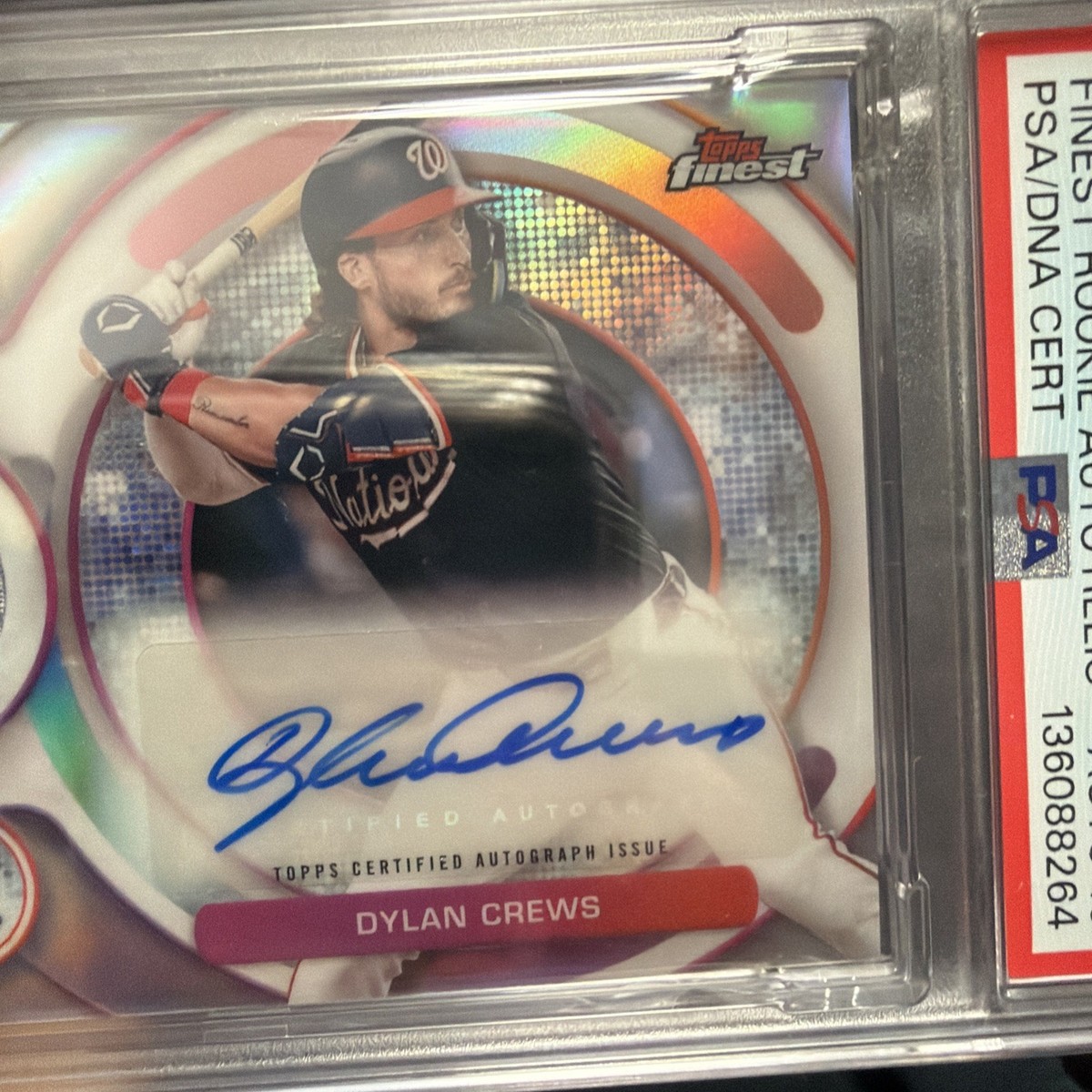 2025 Topps Finest - Rookie Autograph Relic Dylan Crews #RAJR-DC 