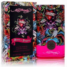 Ed Hardy Hearts & Daggers Eau De Parfum Tropical Fruity Woody For Women 100 ML