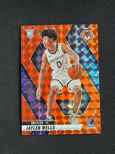 Jaylen Wells 2024-25 Panini Mosaic RC Orange /249 #240