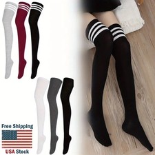 Over Knee Socks Knee-High Socks High Thigh Boot Stockings for Women Cosplay