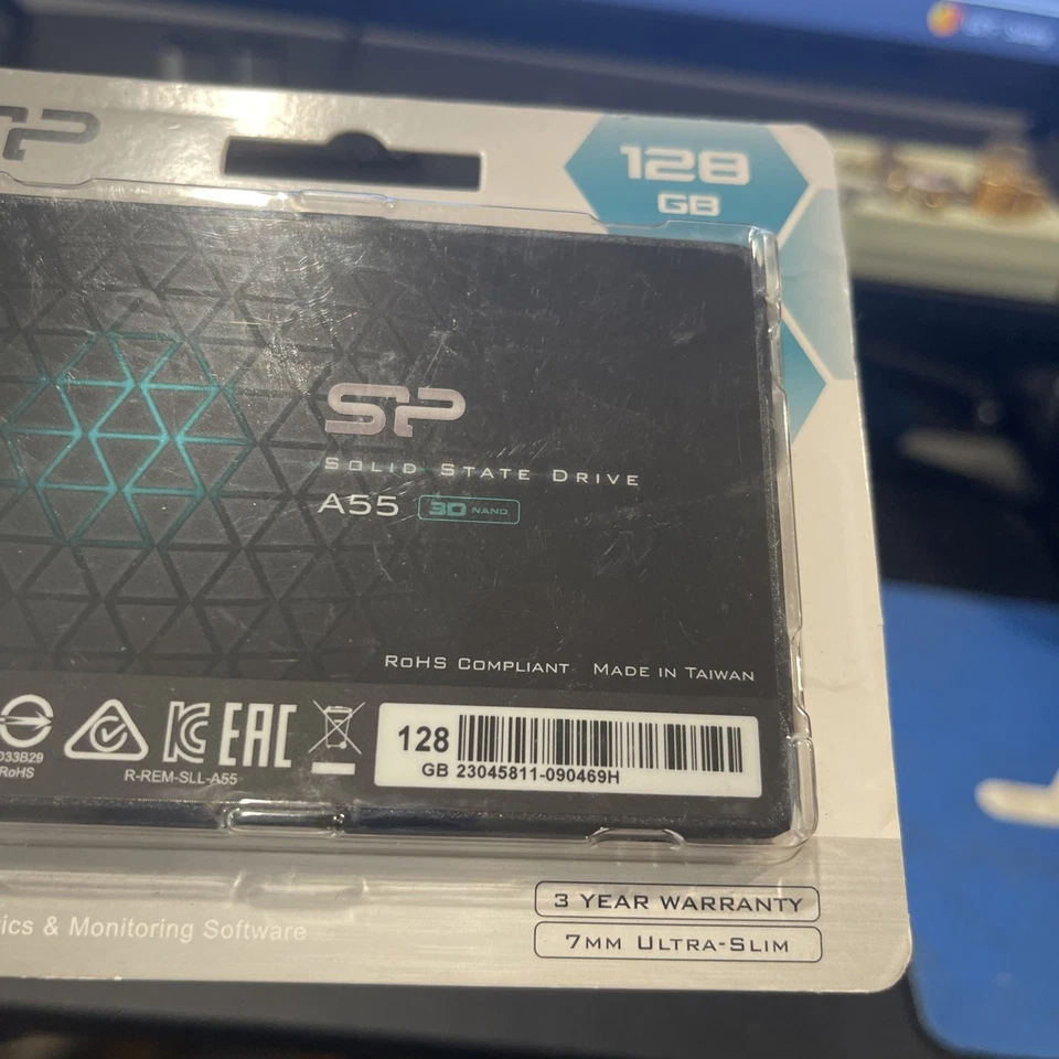 Silicon Power A55 SSD 128GB SATA III Internal Solid State Drive NEW - Image 2 of 4