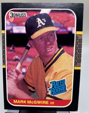 1987 Donruss The Rookies 46 Mark Mcgwire Rookie Card Oakland Athletics As 1987 Donruss The Rookies 46 Mark Mcgwire Rookie Card Oakland Athletics As