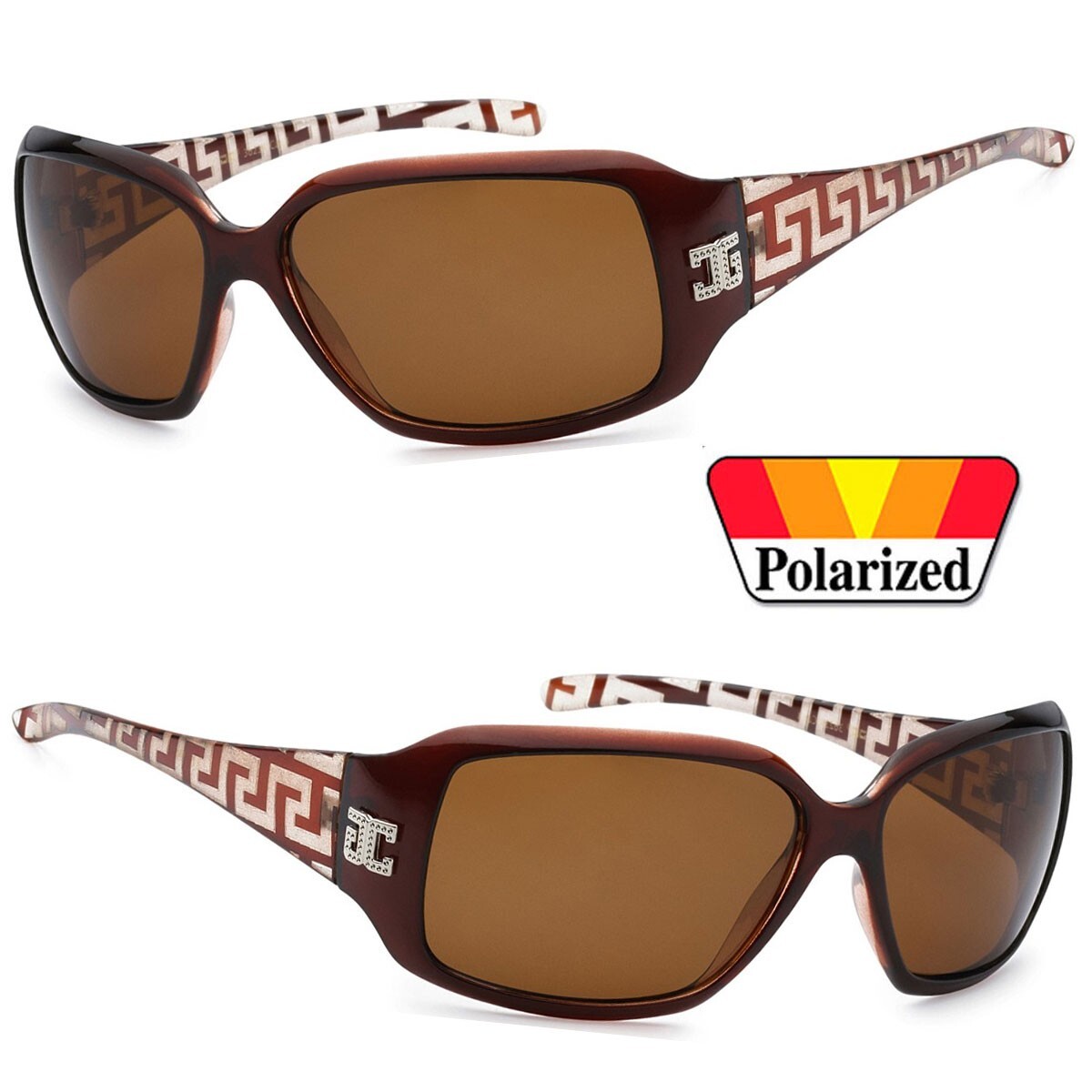 CG Gorgeous Womens Polarized Lens Designer Sunglasses Transparent