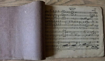 WEBER JUBILÄUMSOUVERTÜRE ORGEL NOTENBUCH (1800er Jahre) W.T. BEST ENGLAND