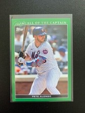 2022 Topps Call of the Captain Pete Alonso Lot Green 42/75 Blue 68/175 & Base