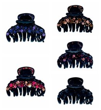 HANDMAD ACRYLIC HAIR CLAW CLIP JAW HAIRPIN made with SWAROVSKI CRYSTAL SW3