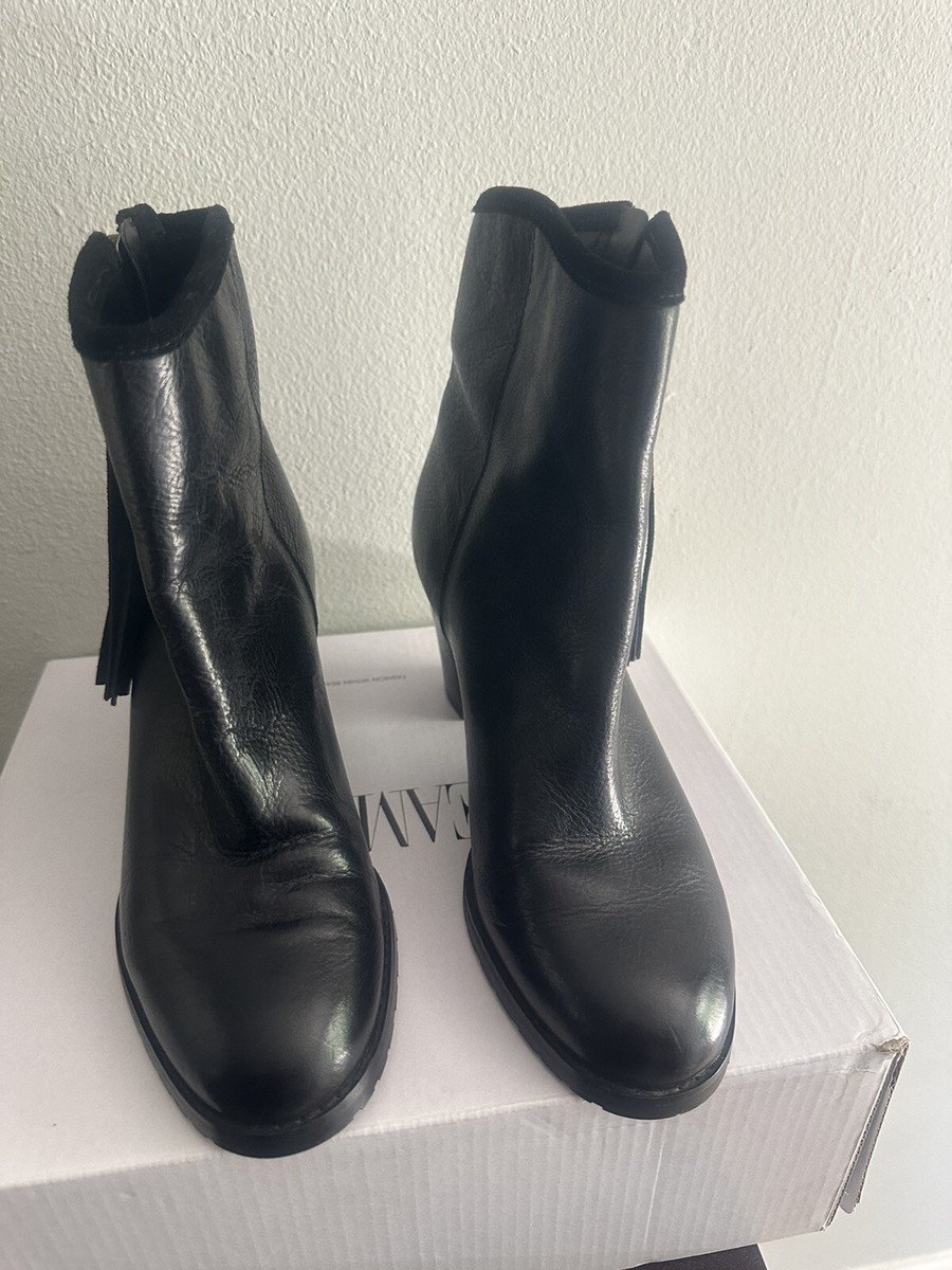 LAUREN RALPH LAUREN ♦ キャメロン カウレザー ブーティ Lauren Ralph Lauren Carah Boots Womens Size 6.5 B Black