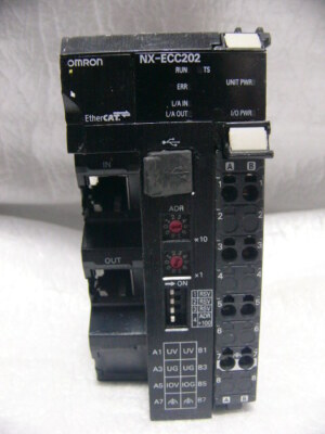 新品 ◆送料無料◆ OMRON オムロン NX-ECC202 NX-ECC202 NXシリーズ EtherCATカプラユニット 1個 omron