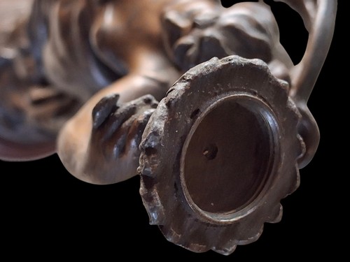 After Henryk Kossowski (1855-1921) Musique Mandolin Bronze Patinated Spelter... - Picture 6 of 11
