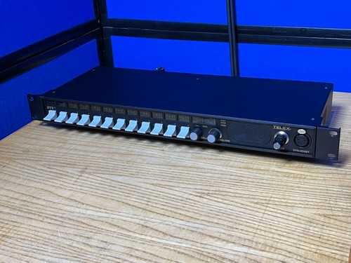 RTS / Telex KP 12 LK Hebeltaste 12 Kanal Gegensprechanlage Talkback Panel mit Mikrofon - Bild 9 von 9