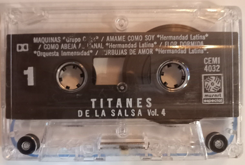 TITANES DE LA SALSA VOL. 4, FEAT. GRUPO CLASE / ALFA OCHOA, MEXICAN TAPE ALBUM - Picture 3 of 4