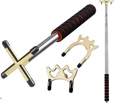 Retractable Pool Bridge Billiards Cue Stick Bridge - with 3 Pieces Removable Bra