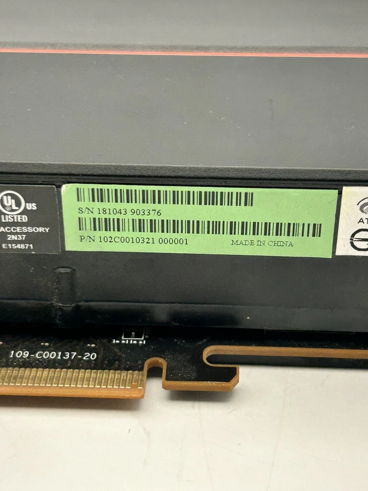 Dell ATI Radeon HD 5870 1GB GDDR5 Video Graphics Card C001 02XTG4 PLEASE READ - Image 3 of 4