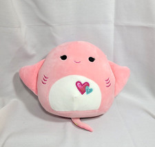 Saxa The Pink Stingray Squishmallow Plush Spots And Hearts 9"
