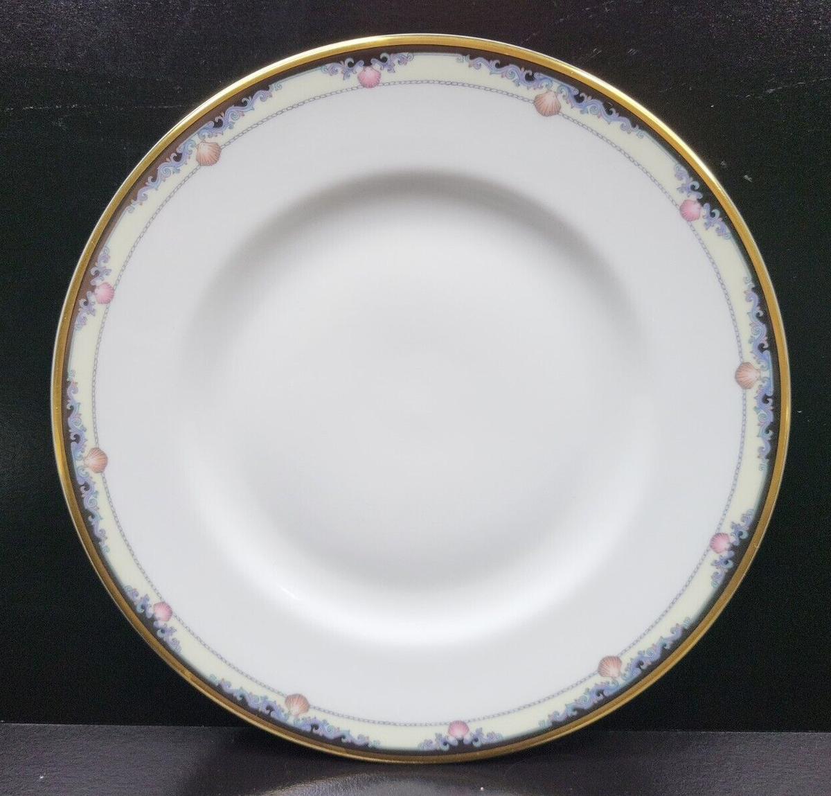 9 Royal Doulton Rhodes Bread Plates H5099 Set Vintage Shells