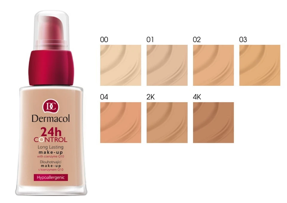 DERMACOL 24H CONTROL MAKE UP FOUNDATION LONG LASTING Q10 30ML MAKEUP - Image 3 of 3