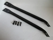 BLACK CHEVY CAMARO PONTIAC FIREBIRD RADIATOR SUPPORT BARS FITS 1970-1981 #9176BK