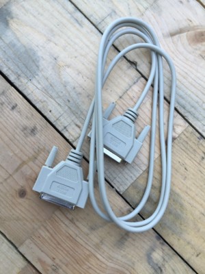 6ft Null Modem DB25 Female / Female Data Transfer Cable 6 feet