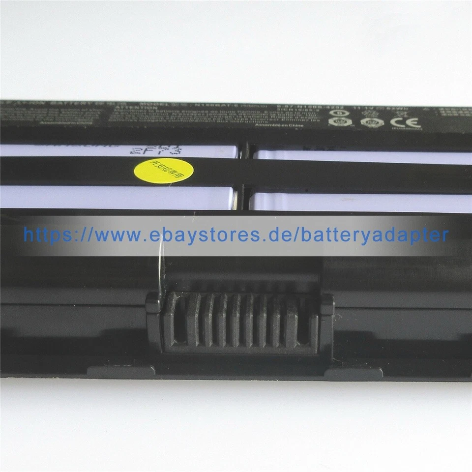 Batería Original 6-87-N150S-4292 N150BAT-6 para CLEVO N151SD N150RD N155SD Foto 4 de 4