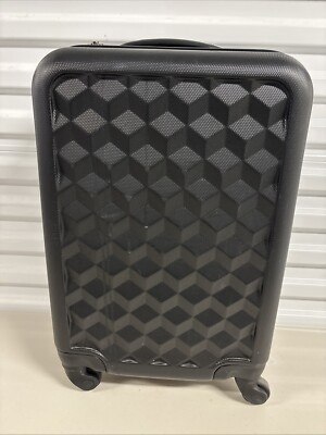 Samsonite 22 in Black Embossed Hard Side Carryon W/O Tag Front