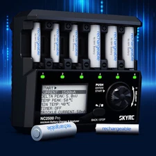 NEW SKYRC Pro DC 12V 3A AA/AAA NiMH/NiCD Battery Multi-funct Charger Analyzer