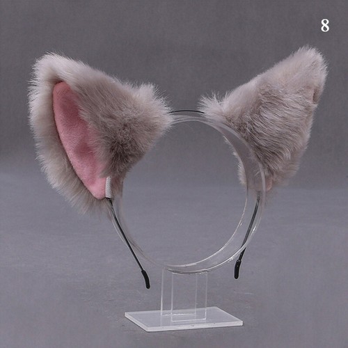 Diadema Orejas Largas de Piel de Zorro Gato Anime Neko Disfraz Juegos con disfraces Diadema Mujeres Niñas" - Imagen 45 de 52