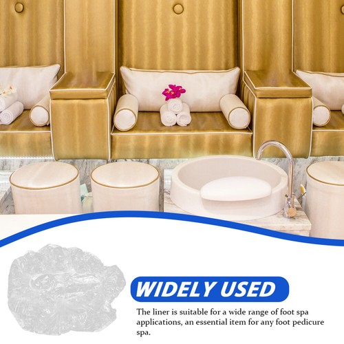 100 Pcs Pediatric Spa Lining Foot Tub Liners Footbath Disposable Covers - Picture 5 of 12