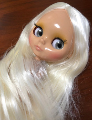 Neo Blythe Puppe blonde Haare nackte Puppe glänzend Gesicht hellbraune Haut BJD Toys 4 Farben Auge