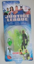 NEW DC JUSTICE LEAGUE 2003 ATTACK ARMOR JOHN STEWART GREEN LANTERN FIGURE! C21