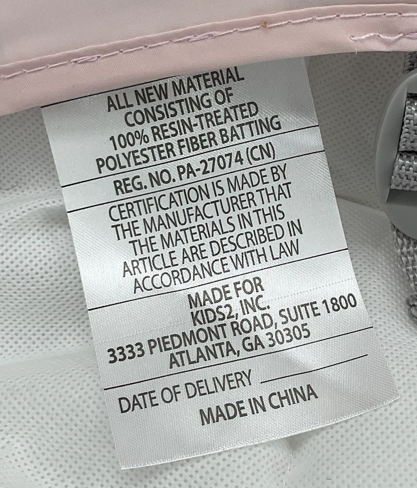 Ingenuity 3 in 1 Pink Burst Bouncer Seat Rocker Replacement Fabric Cover Insert - Image 4 of 4