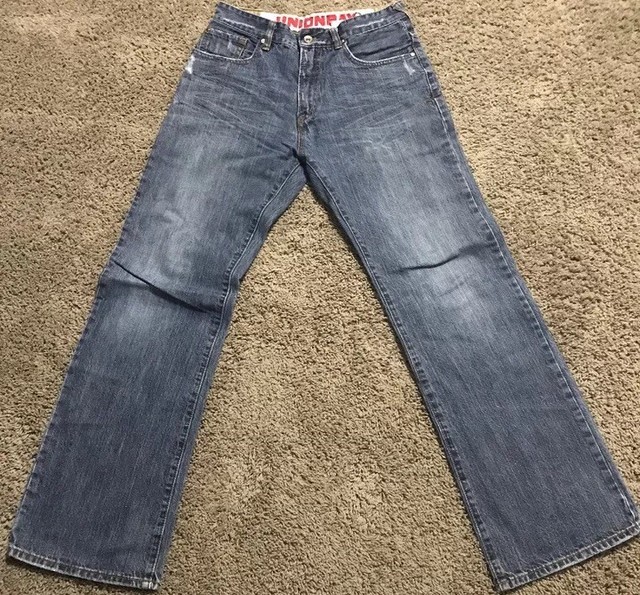 Boys Unionbay Jeans Size 18 Boot Cut Medium Distressed Wash Very Gently Used | eBay