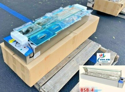 NEW 8 Pan Table Countertop Buffet Steam Warmer Server Catering Glass Guard 110V