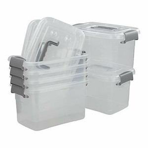 small plastic tote with handle