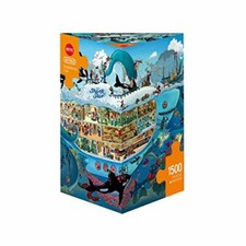 Rompecabezas Heye Submarine Fun 1500 Piezas Nuevo Rompecabezas Regalo Sellado Nuevo