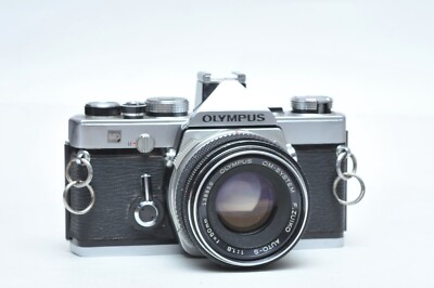 Olympus OM-1 35mm Film Camera W/50mm f/1.8 Zuiko Manual Focus Lens