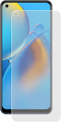 2x Schutzfolie für Oppo A74 kristallklare Displayschutzfolie Antibakteriell