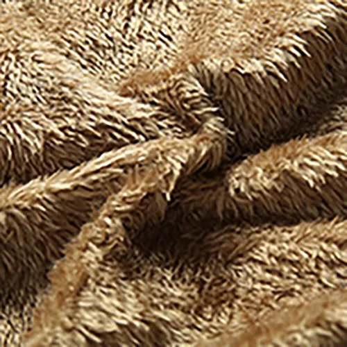 Mens Fur Overcoats Parka Padded Winter Warm Thick Coat Hooded Jacket Outwear - Bild 11 von 19