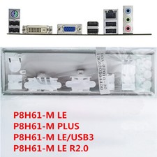 For Asus P8H61-M LE P8H61-M PLUS Shield IO I/O Rear Backplate Motherboard