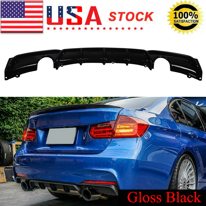 FOR 2012-2018 BMW F30 F31 M SPORT DUAL EXHAUST PIPES REAR BUMPER